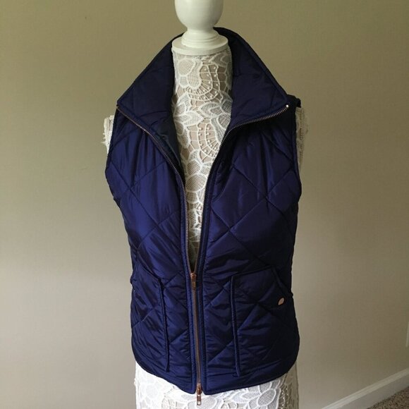 Blue Puffer Vest - Picture 1 of 6